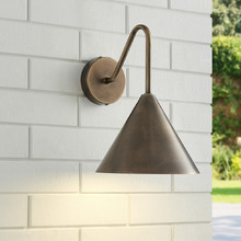 Presley Curved Arm Outdoor Wall Light